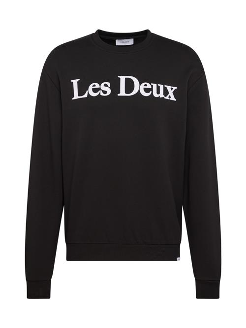 Les Deux Sweatshirt 'Charles'  sort / hvid