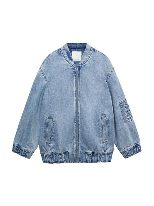 MANGO Overgangsjakke 'Bombon'  blue denim