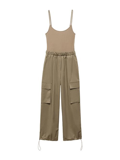 MANGO Jumpsuit 'Boston'  khaki / oliven