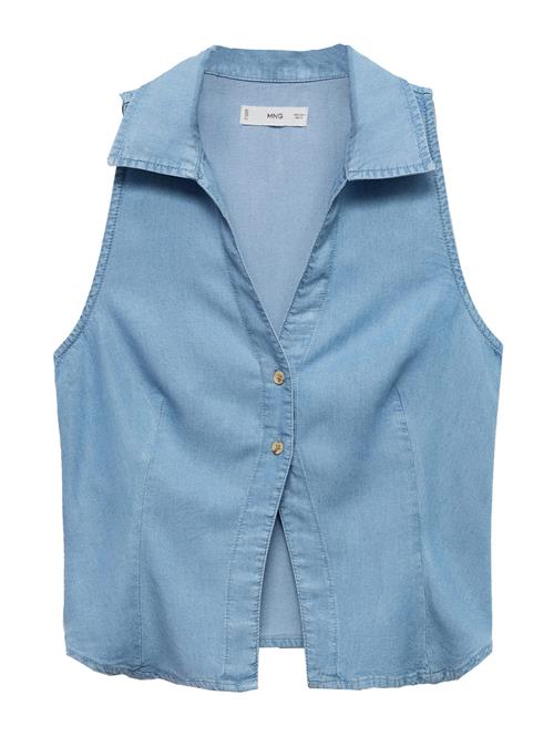 Se MANGO Bluse 'BIANCA'  blue denim ved About You