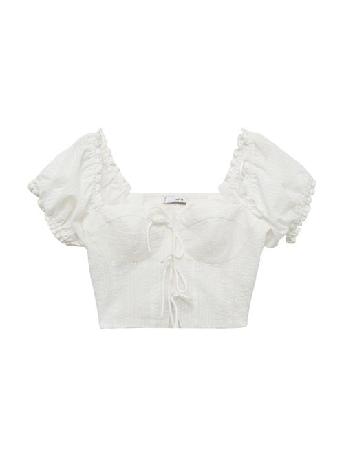 Se MANGO Bluse 'LILI'  offwhite ved About You