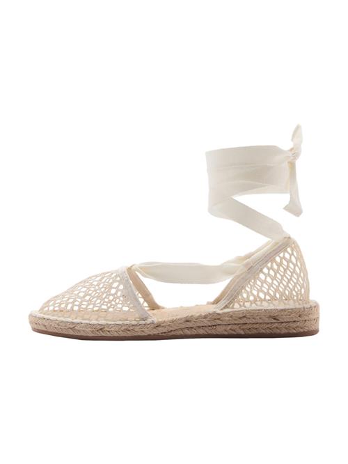 Se MANGO Espadrillaer 'Alberta'  creme ved About You