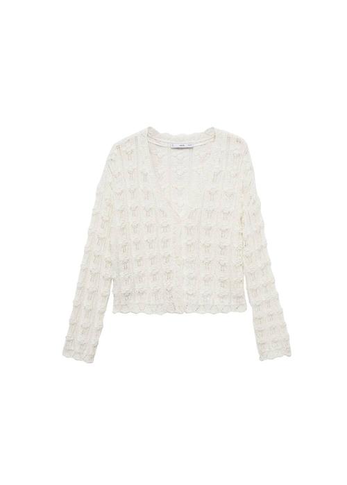 MANGO Cardigan 'Colombo'  lysebeige