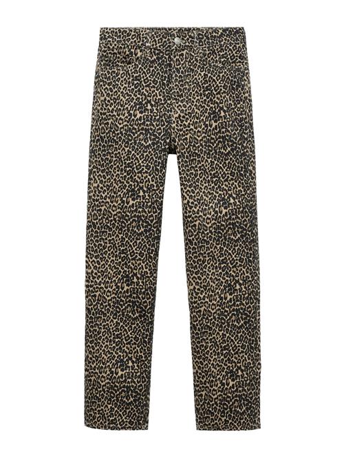 MANGO Jeans 'Leopard'  karamel / brokade / sort