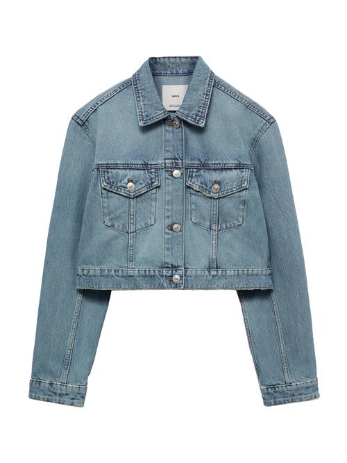 MANGO Overgangsjakke 'Amy'  blue denim