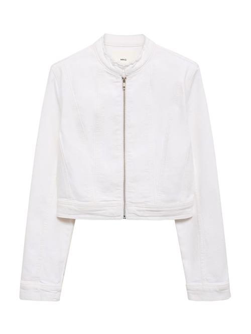 MANGO Overgangsjakke 'CANDELA'  white denim