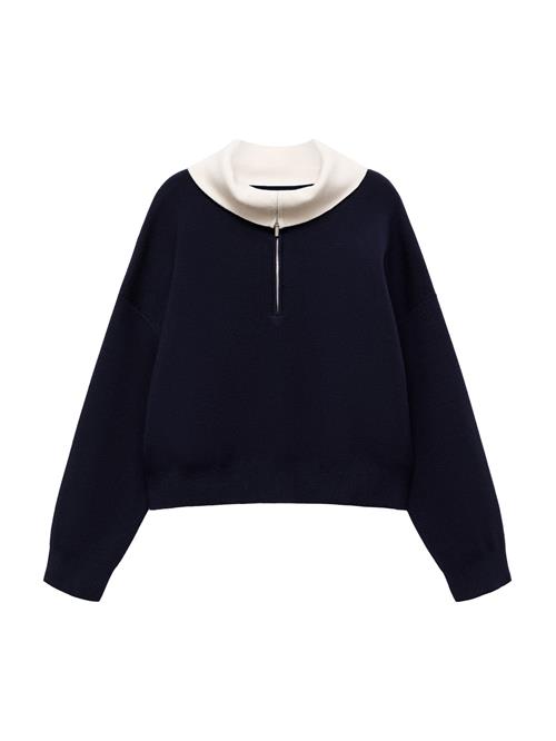 MANGO Pullover 'LATAS'  creme / navy