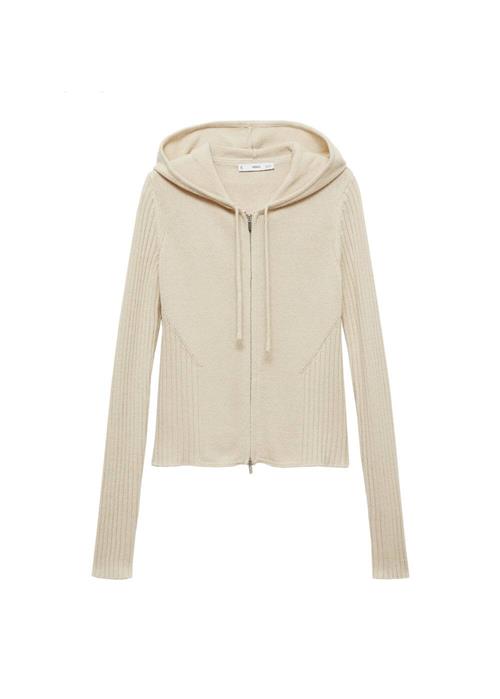 MANGO Cardigan 'Reish'  beige