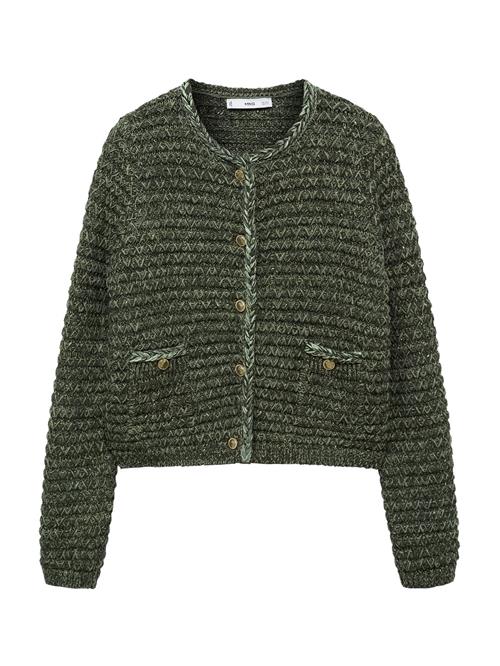 MANGO Cardigan  mørkegrøn