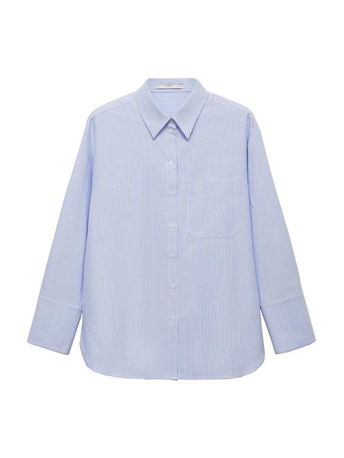 MANGO Bluse 'JUANY'  opal / lyseblå