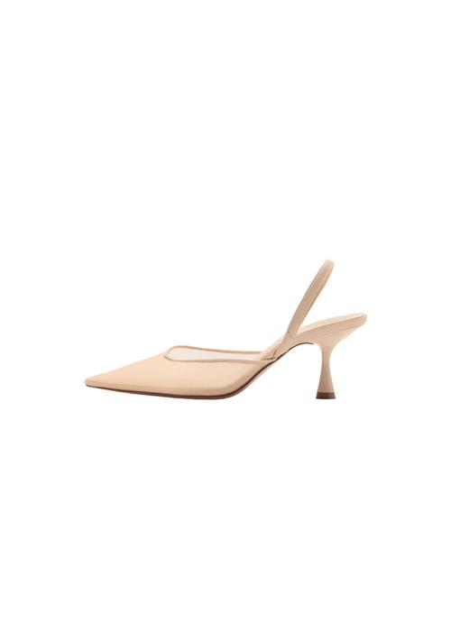 MANGO Slingpumps 'Rubio'  nude