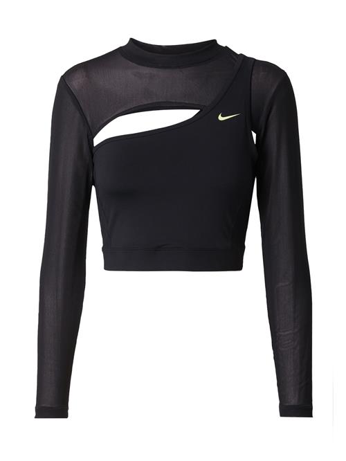 NIKE Funktionsbluse  lemon / sort