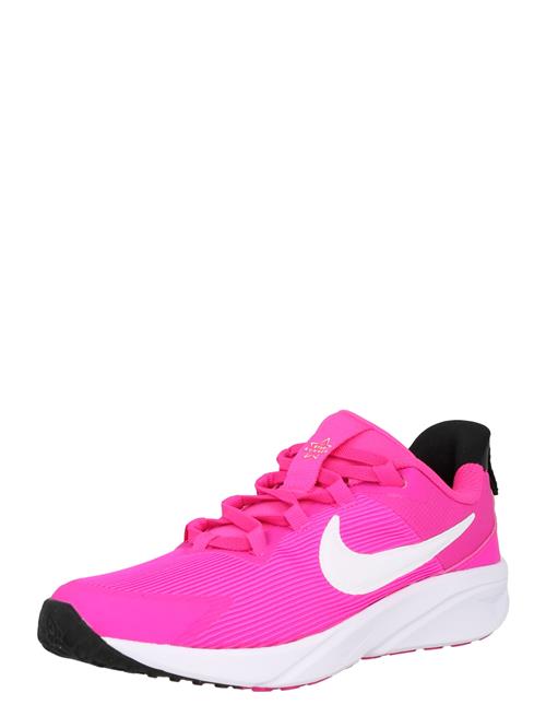 NIKE Sportssko 'Star Runner 4'  pink / sort / hvid