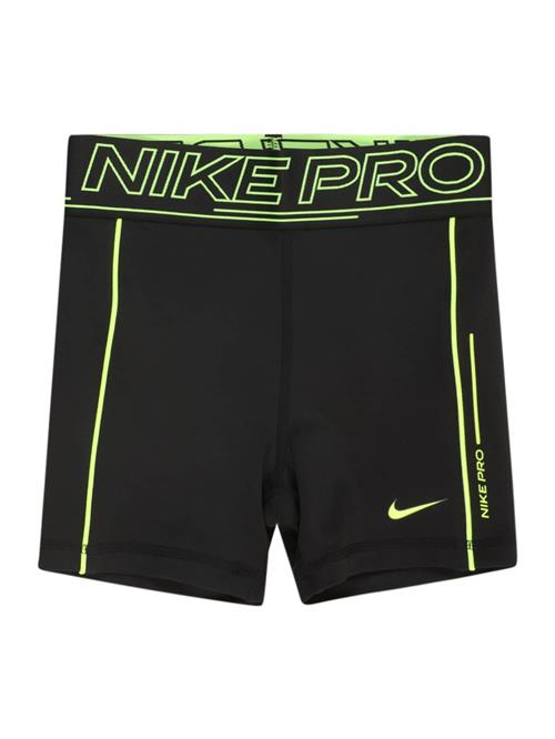 NIKE Sportsbukser  neongrøn / sort