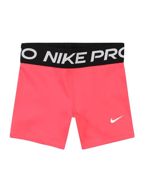 NIKE Sportsbukser 'Pro'  pink / sort / hvid