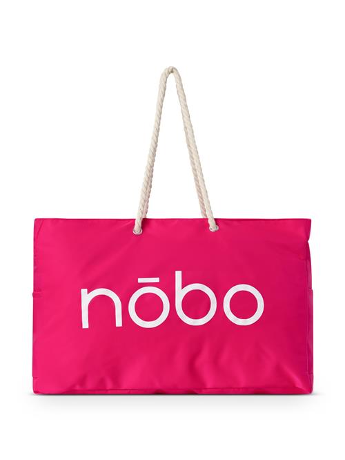 NOBO Strandtaske 'DREAM'  pink / hvid