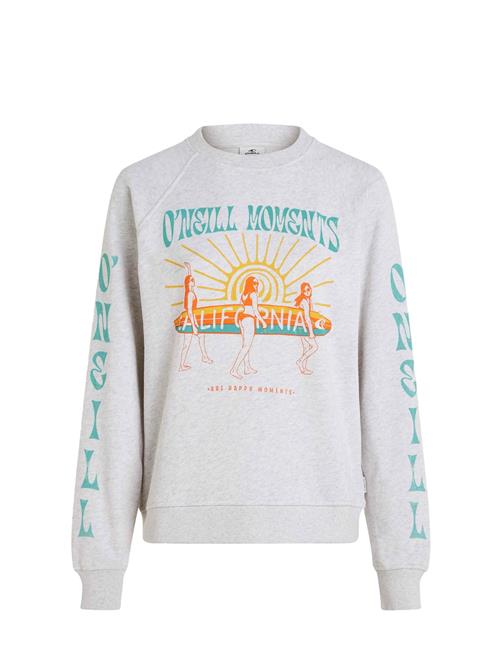 Se O'NEILL Sweatshirt  azur / lysegrå / orange / hvid ved About You