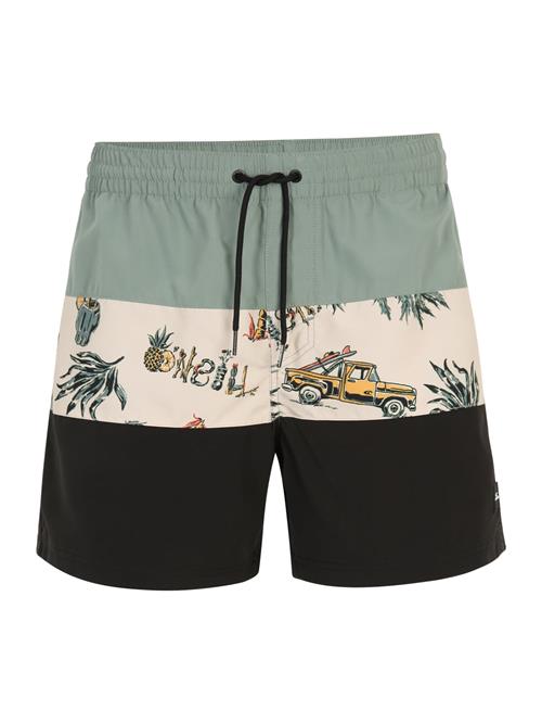 O'NEILL Badeshorts 'Mix & Match Cali'  beige / gul / grøn / sort