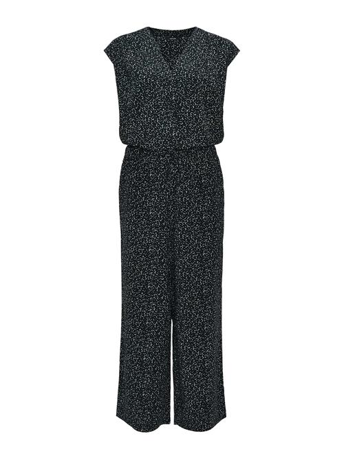 Se OPUS Jumpsuit 'Moneli City'  sort / offwhite ved About You