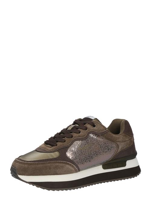 Pepe Jeans Sneaker low 'Rusper Stars'  brun / mørkebrun / bronze