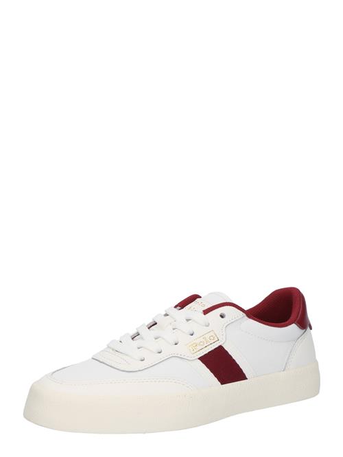 Se Polo Ralph Lauren Sneaker low 'COURT'  carminrød / hvid ved About You