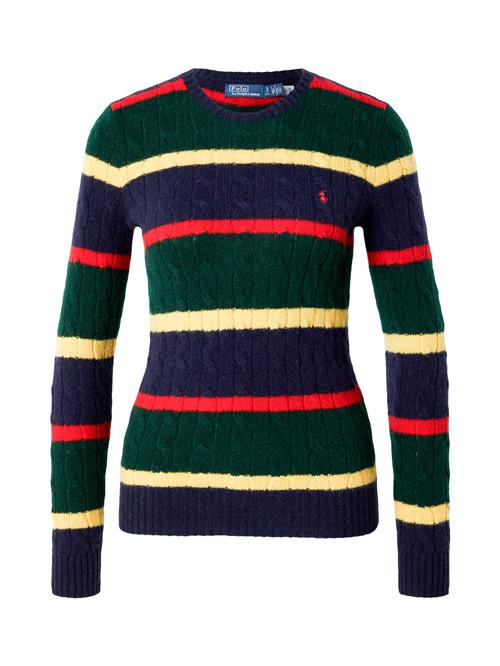 Se Polo Ralph Lauren Pullover 'JULIANNA'  navy / gul / gran / rød ved About You