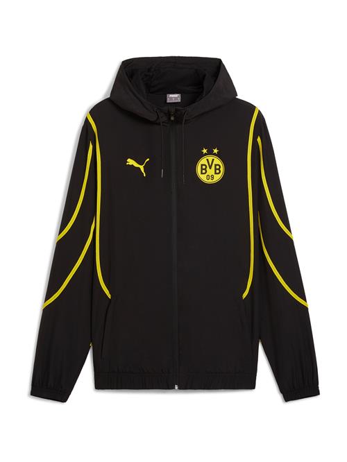 PUMA Sportsjakke 'Borussia Dortmund Prematch'  gul / sort