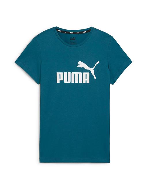 Se PUMA Funktionsbluse 'Essential'  petroleum / hvid ved About You