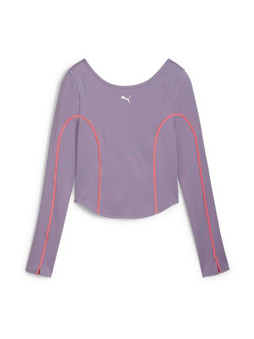 PUMA Funktionsbluse 'CLOUDSPUN'  lilla / laks / hvid