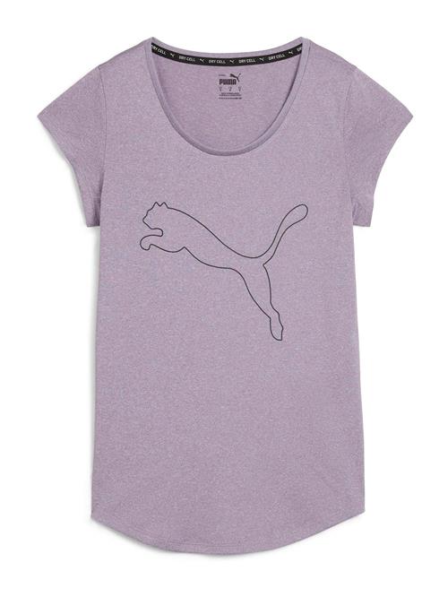 Se PUMA Funktionsbluse 'Heather'  lilla-meleret / sort ved About You