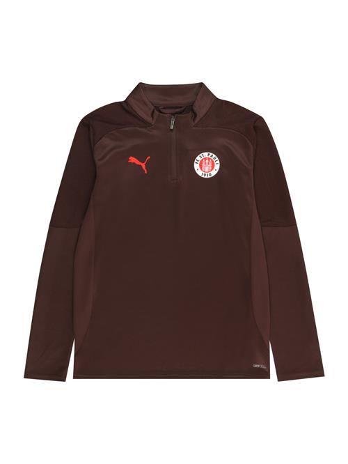 Se PUMA Funktionsskjorte 'FCSP'  choko / rød / hvid ved About You