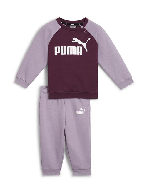 PUMA Joggingdragt 'Essentials'  cyclam / lilla-meleret / hvid