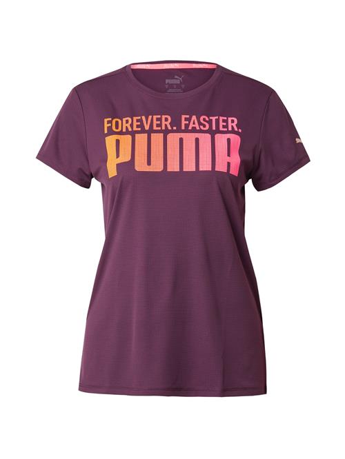 Se PUMA Funktionsbluse 'RUN FAVROITES FOREVER FAST'  blomme / orange / pink ved About You