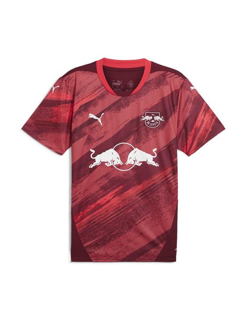 PUMA Fodboldtrøje 'RB Leipzig 24/25'  vinrød / knaldrød / pastelrød / hvid