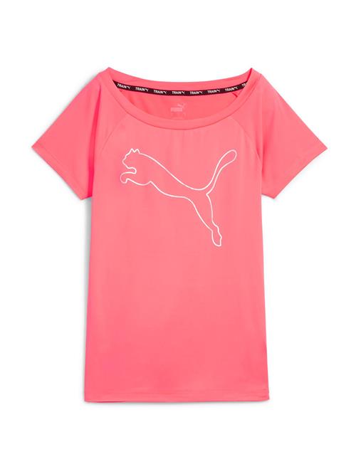 PUMA Funktionsbluse  lys pink / hvid