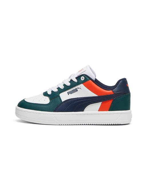 Se PUMA Sneakers 'Caven 2.0'  navy / mørkegrøn / orange / hvid ved About You