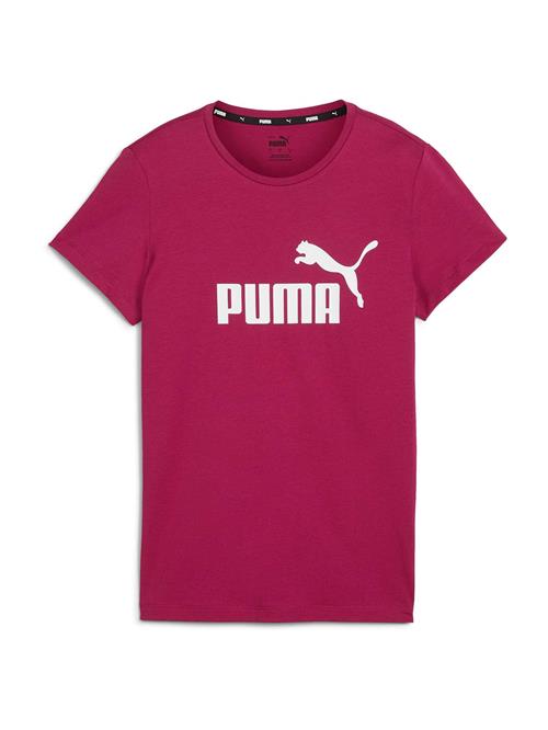 PUMA Funktionsbluse 'Essential'  magenta / hvid