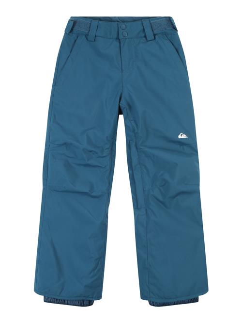 QUIKSILVER Sportsbukser 'ESTATE'  petroleum / hvid