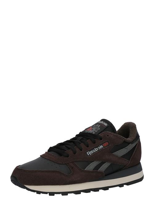 Se Reebok Sneaker low 'Classic'  mørkebrun / grå / sort / offwhite ved About You