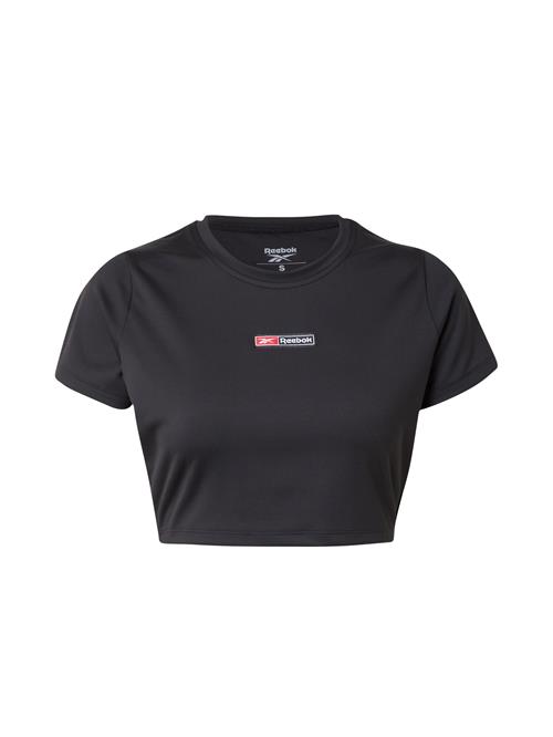 Reebok Funktionsbluse 'LUX BOLD'  rød / sort / sølv / hvid