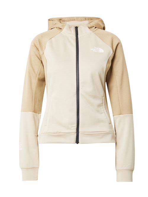 THE NORTH FACE Funktionsfleecejakke 'MOUNTAIN ATHLETICS'  beige / lysebeige / hvid