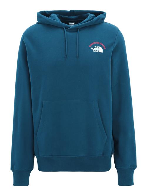 THE NORTH FACE Sweatshirt 'EXPEDITION SYSTEM'  petroleum / rød / hvid