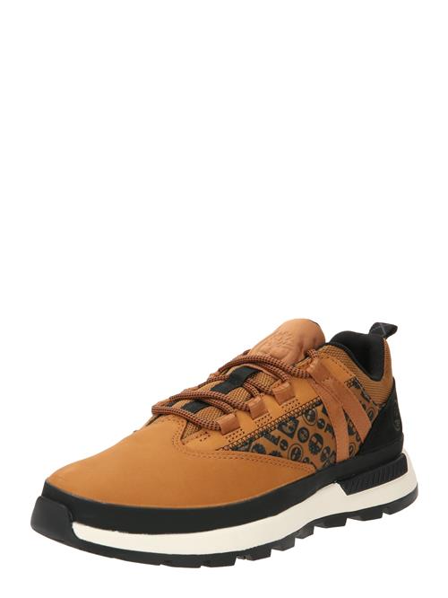 TIMBERLAND Sporty snøresko 'Euro Trekker Low F/L'  cognac / sort