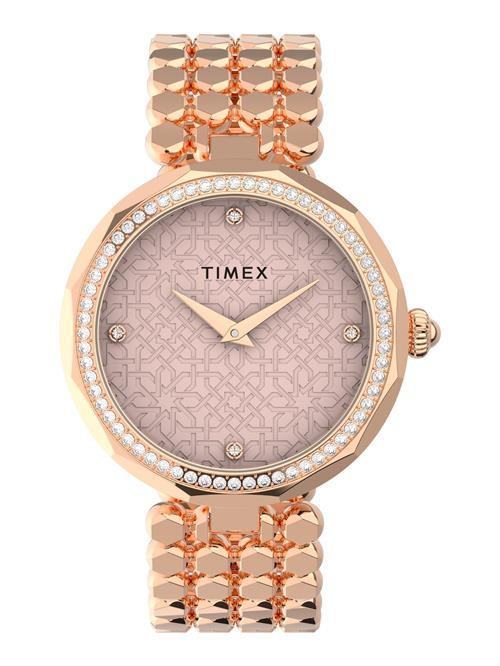 TIMEX Analogt ur 'City Collection'  rosa guld