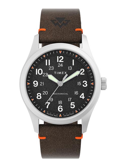 TIMEX Analogt ur 'Expedition North'  choko / sort / sølv