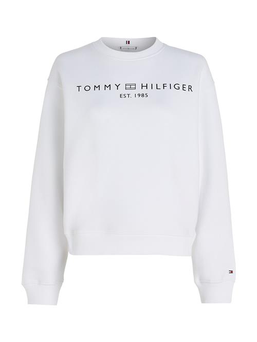 Se TOMMY HILFIGER Sweatshirt  sort / hvid ved About You