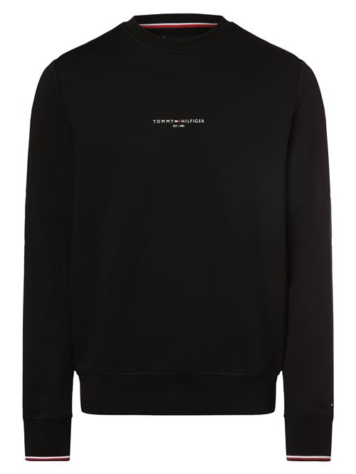 TOMMY HILFIGER Sweatshirt  sort / hvid