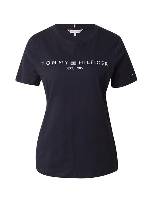 Se TOMMY HILFIGER Shirts  mørkeblå / hvid ved About You