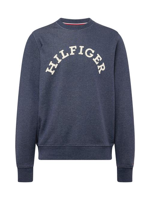 Se TOMMY HILFIGER Sweatshirt  navy / hvid ved About You