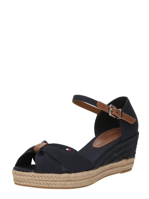 Se TOMMY HILFIGER Sandaler 'Elba'  navy / brun ved About You